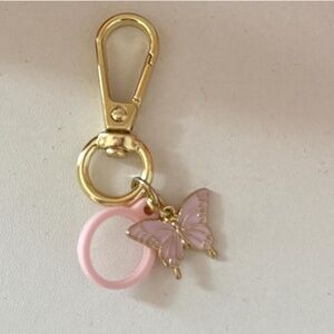Butterfly keychain or bag charm